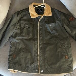 Mountain Khakis Green Field Jacket with Tan Accents